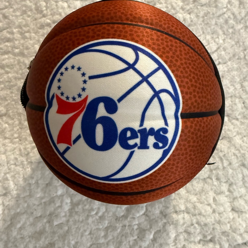 ⭐️ 3/$20 NBA Philadelphia 76ers Basketball  with mesh bag inside